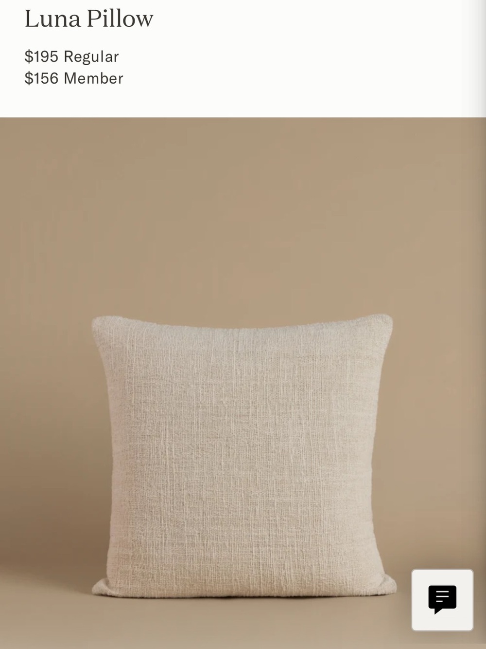 Pillow - Cream Jenni Kayne Throw Pillow
